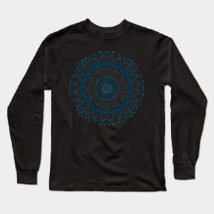 Flower and Insect Mandala Long Sleeve T-Shirt